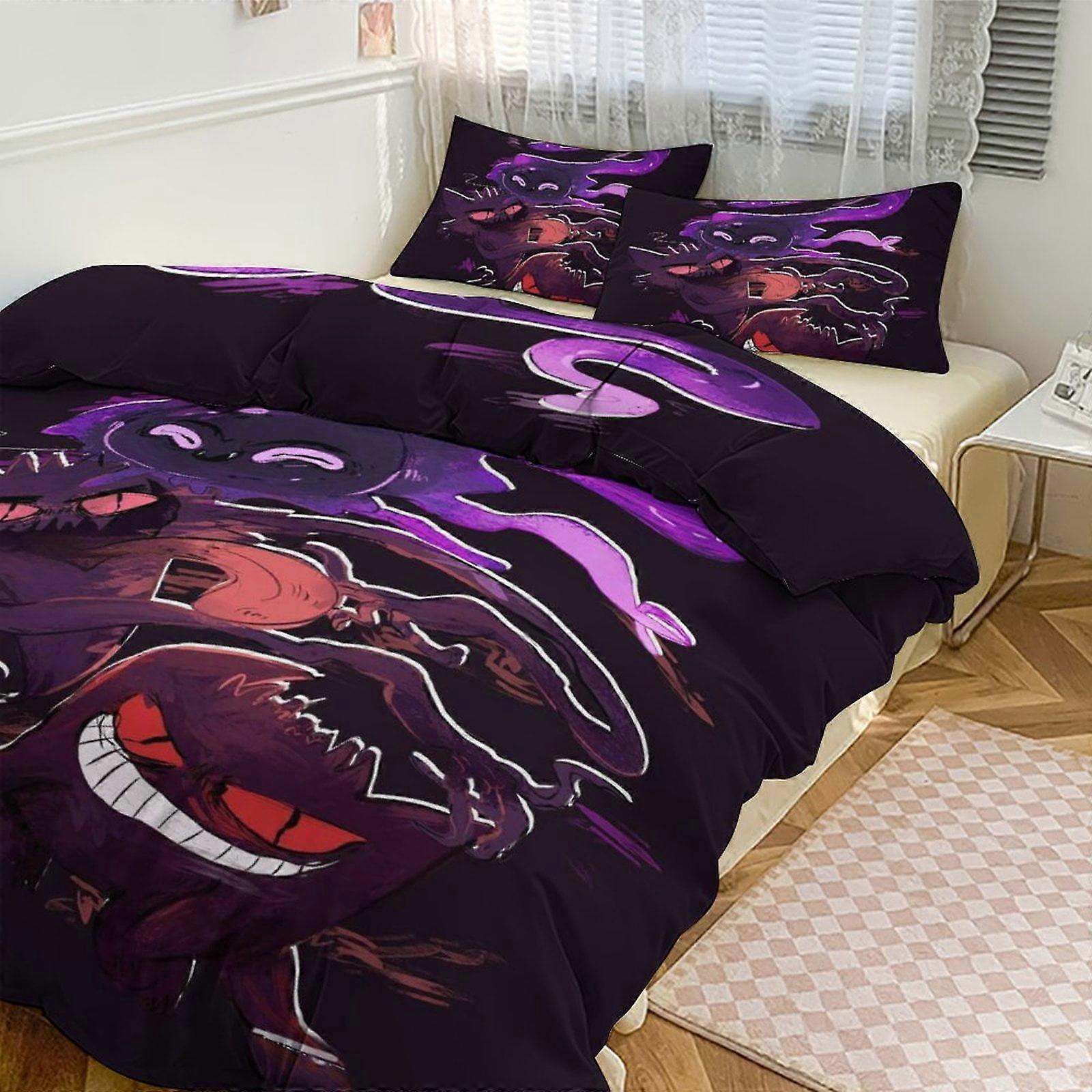Ez80 Ge_ngar Print Bedding Set Pattern Duvet Cove Set 3 Pieces 1 Quilt Cover And 2 Pillowcases for Women Men Teens Multiple sizes to choose from IU80