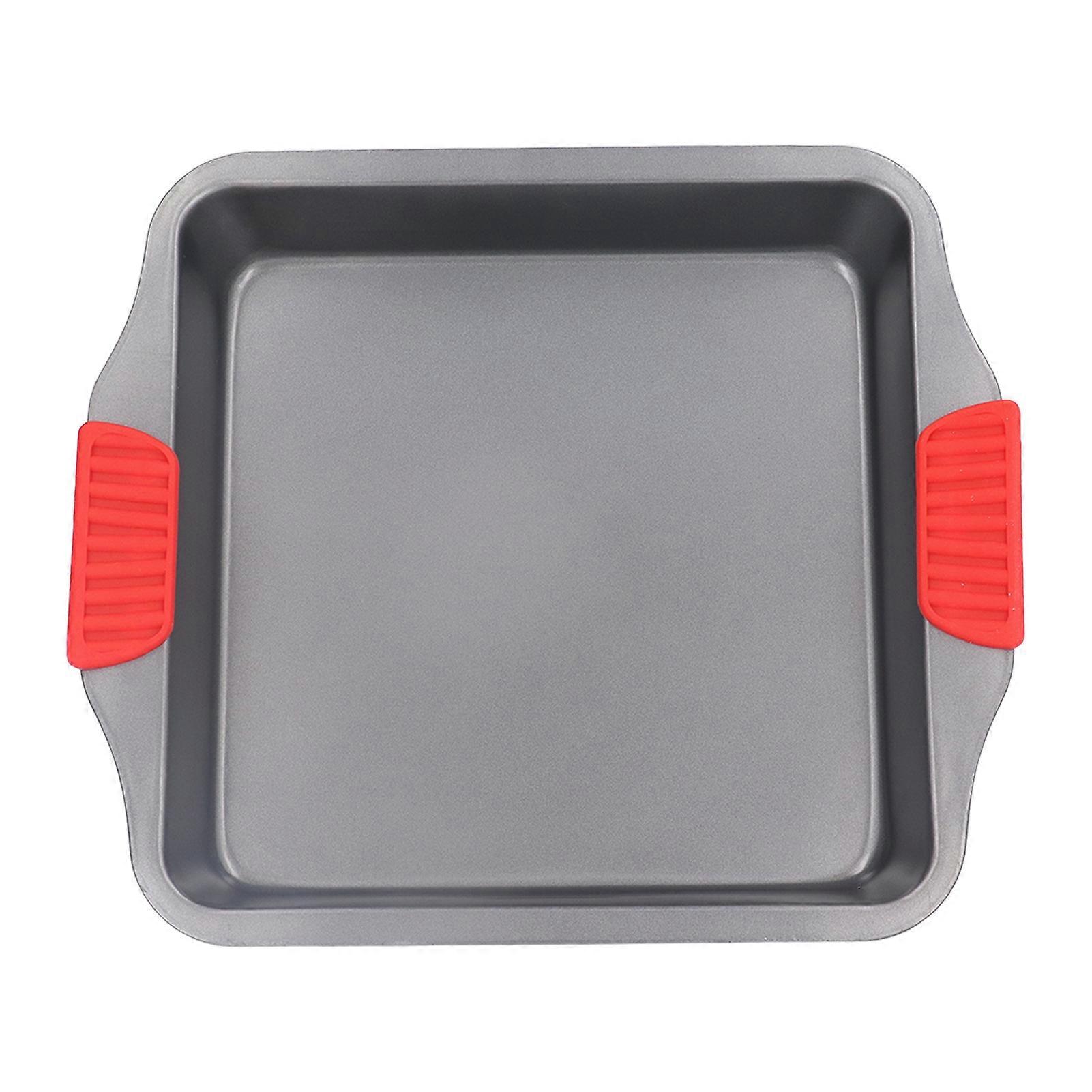 Silicone Baking Pan Silicone Handle Nonstick Cake Baking Pan, Baking Mold, Square Baking Pan