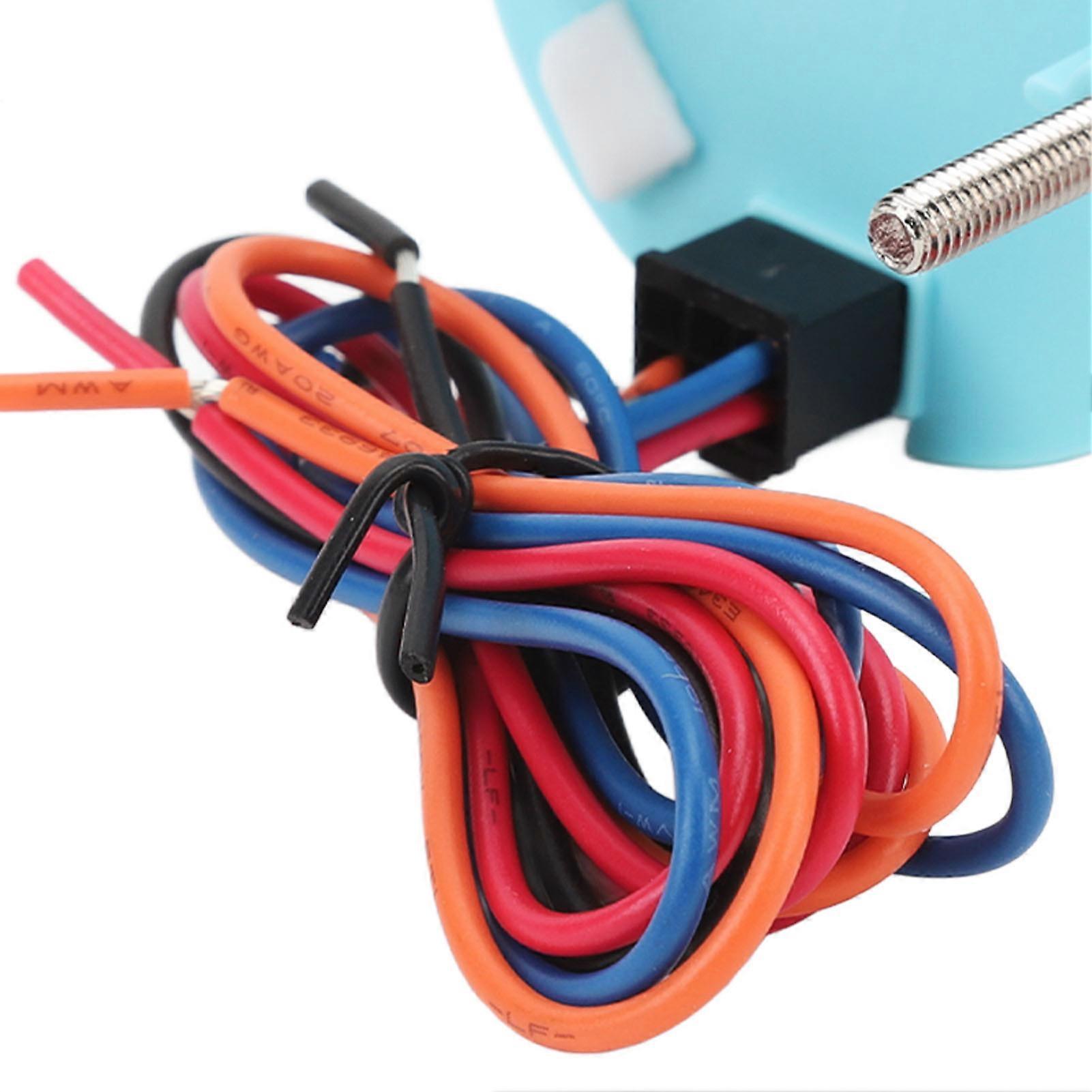 Rudder Angle Indicator Gauge 8 Colors Backlight 52mm Rudder Angle Meter with Sensor for Boats Yachts Speedboats