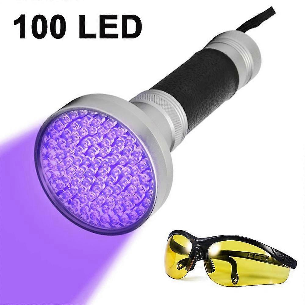 UV Black Light Flashlight for Home  Hotel Inspection