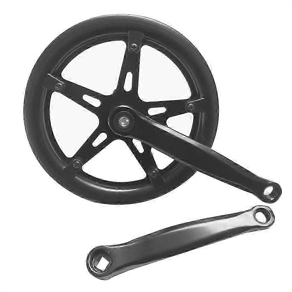 46t Racercykel Vevparti Enkelväxlad 170mm Cykelvevparti Hålplatta Vevparti Drev Cykeltillbehör