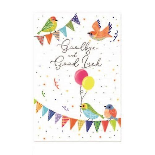 Simon Elvin Goodbye And Good Luck Greetings Card (Pack of 6)