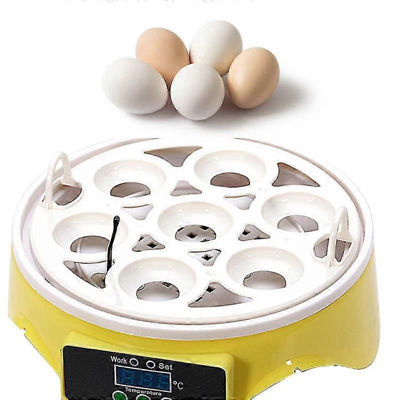 Automatic Poultry 7pcs Eggs Incubator Temperature Control Poultry Bird Chicken Hatcher