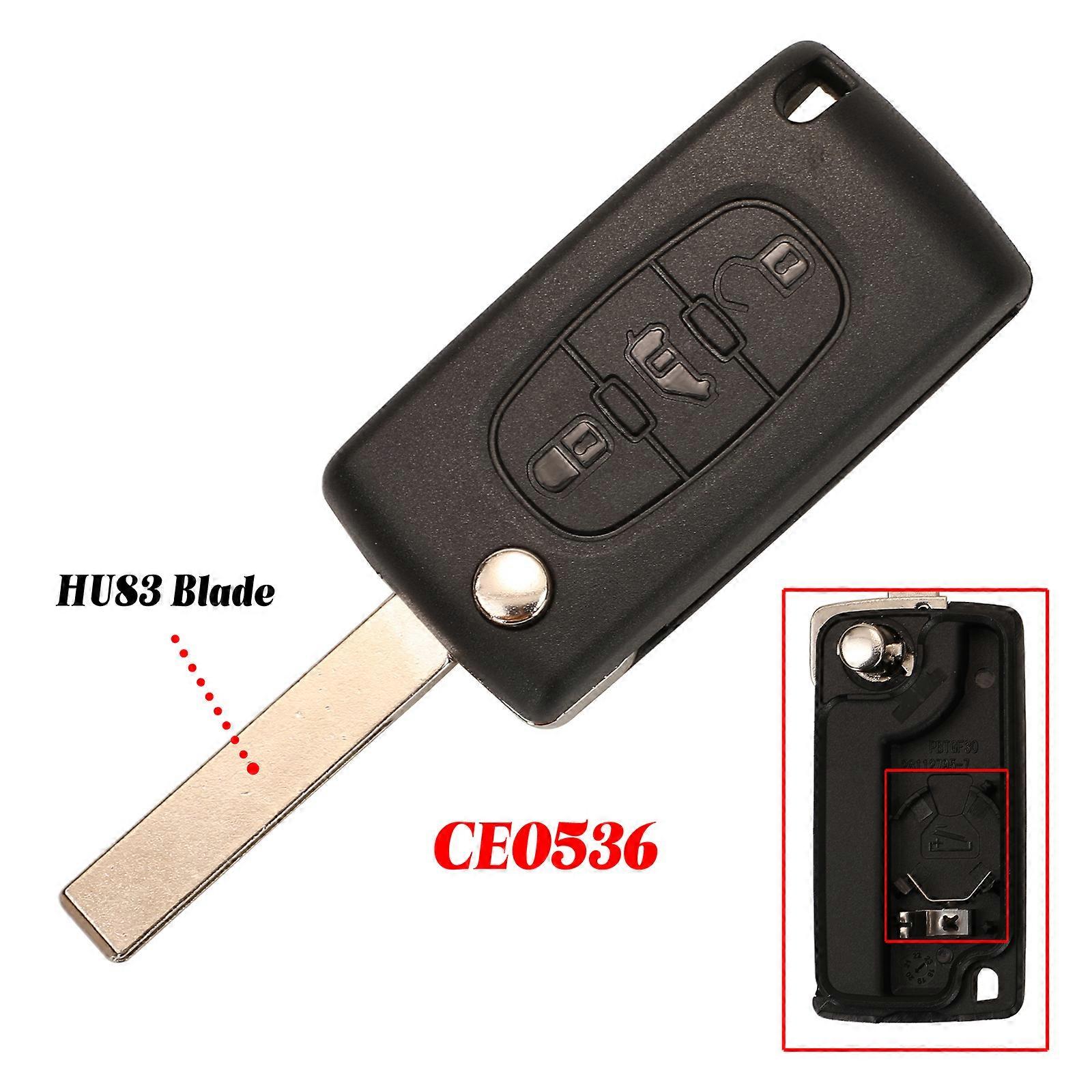 CE0523/CE0536 Remote Car Key For Fiat Scudo For Peugeot Partner Expert For Citroen Berlingo Dispatch (Van) Remote Key