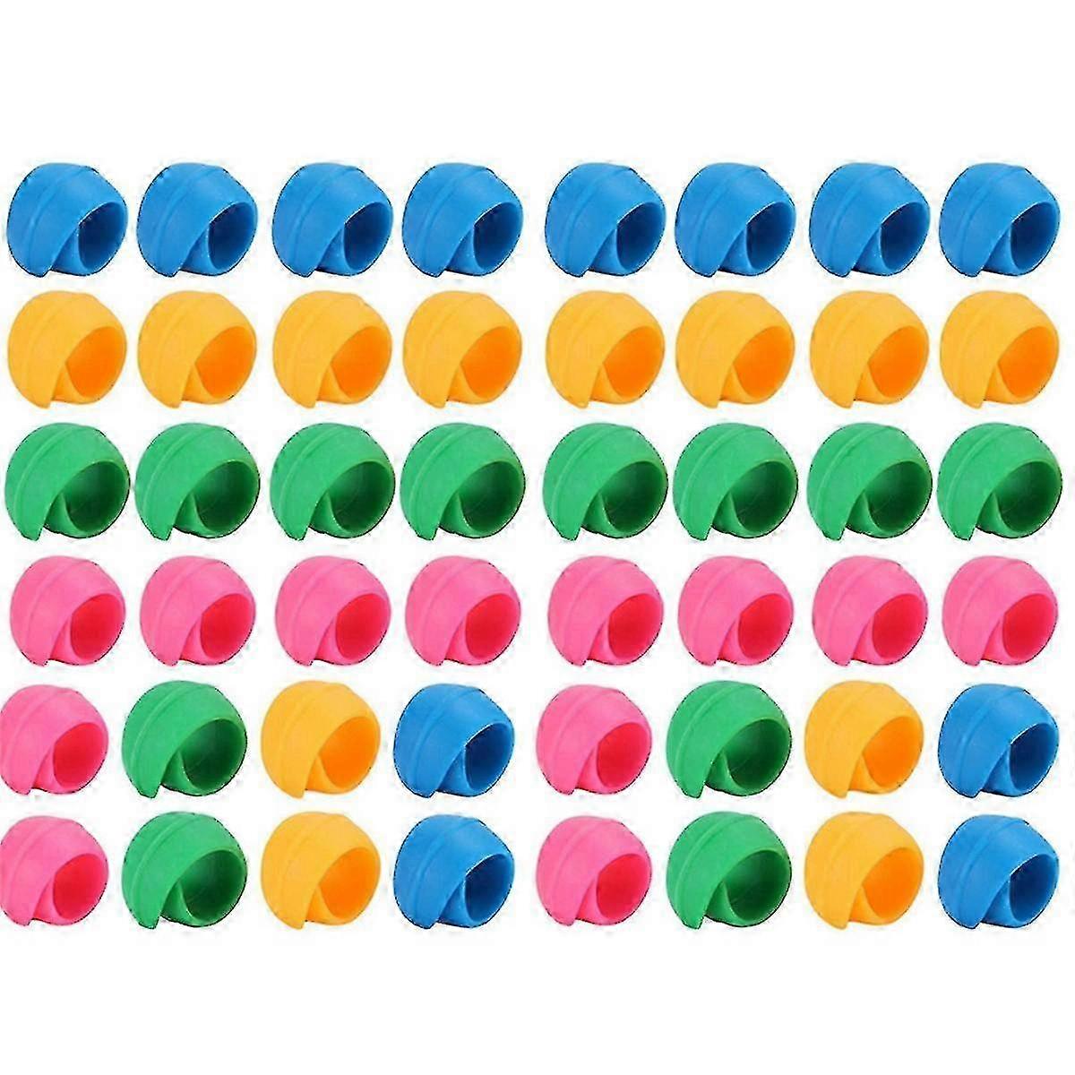 48pcs Silicone Thread Spools Saver Huggers Bobbin Holder Organizer For Sewing Machine