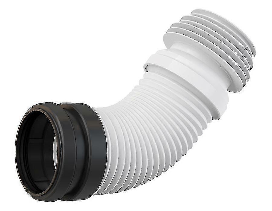 Universal Range Flexi plast fleksibel Wc toalett albue avfallskontakt 90/110mm
