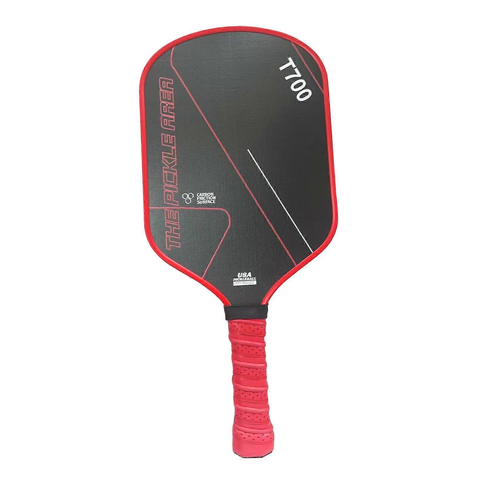 מחבט חמוצים מסיבי פחמן לחצר פנימית וחיצונית אדום