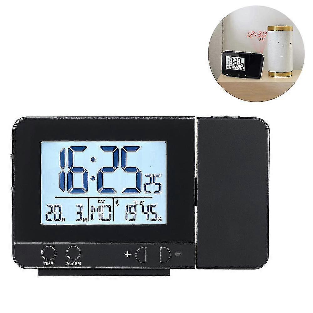 Projection Alarm Clock, Large Font 180 Rotatable Projection Clock