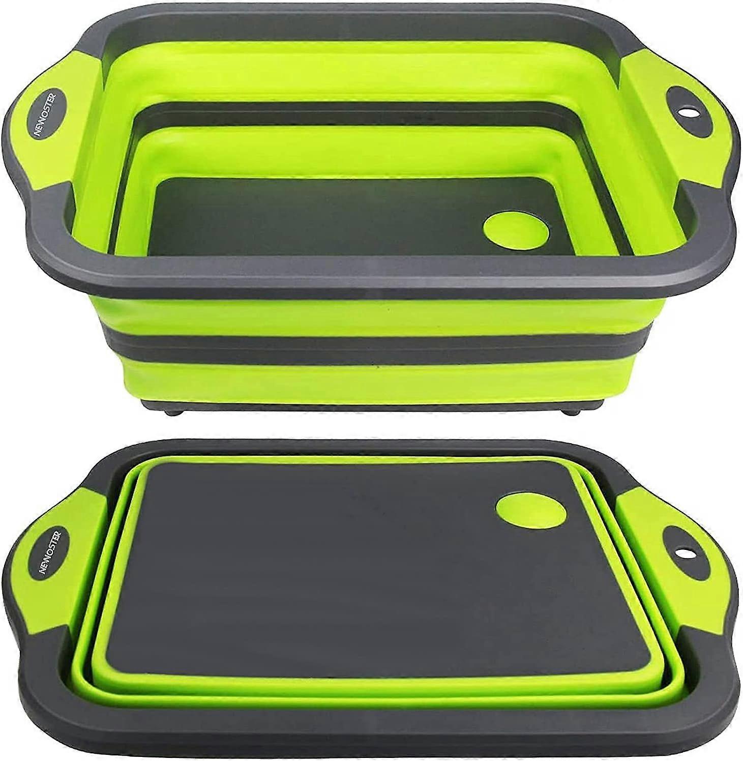 Foldable Cutting Board - Multi-Function Cutting Board, Sink Drainer And Washing  *