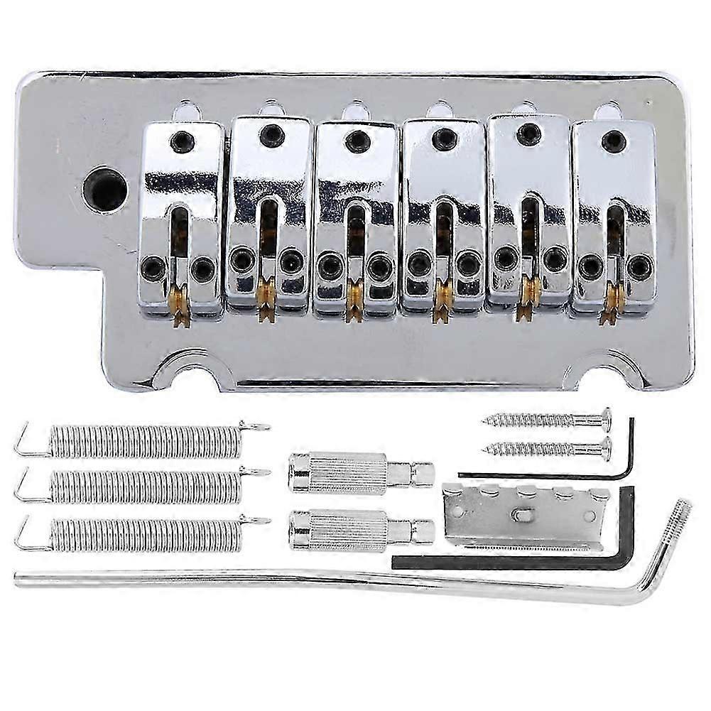 6 Strings Electric Guitar Tremolo Bridge Set Guitar Accessory Replacement Part