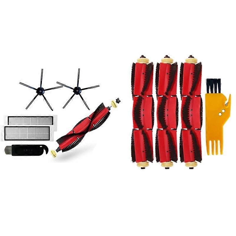 Spazzola a rullo principale staccabile + spazzola di pulizia per S4 S5 S6 Max S50 S60 E35 E25 e spazzola principale staccabile