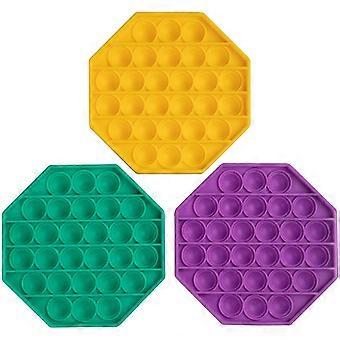 Push Pop Bubble Sensory Fidget Hand Übung Achteck