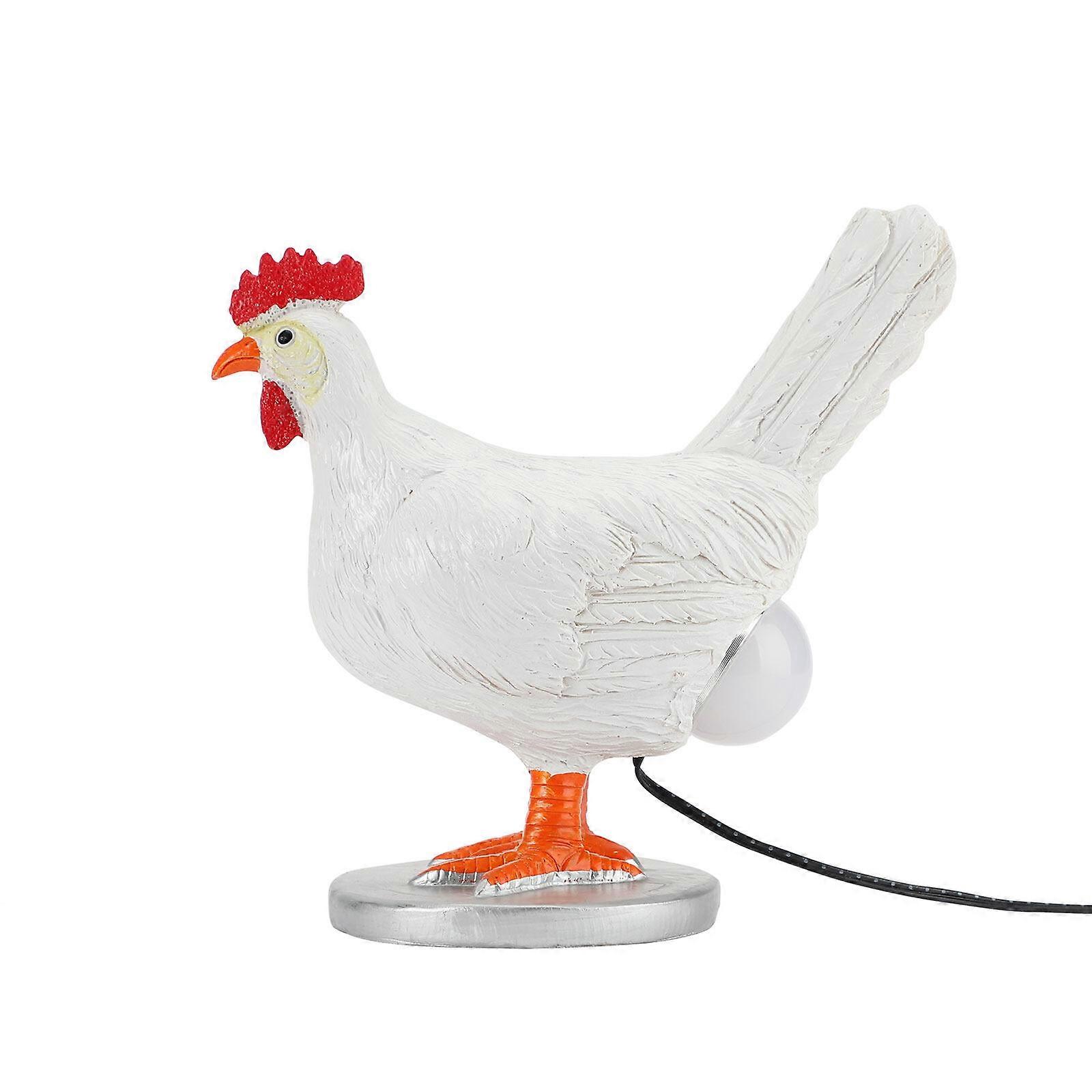 3D Egg Lamp Resin Chicken Egg Lamp Table Lamp Light LED Hen Laying Eggs Night Light