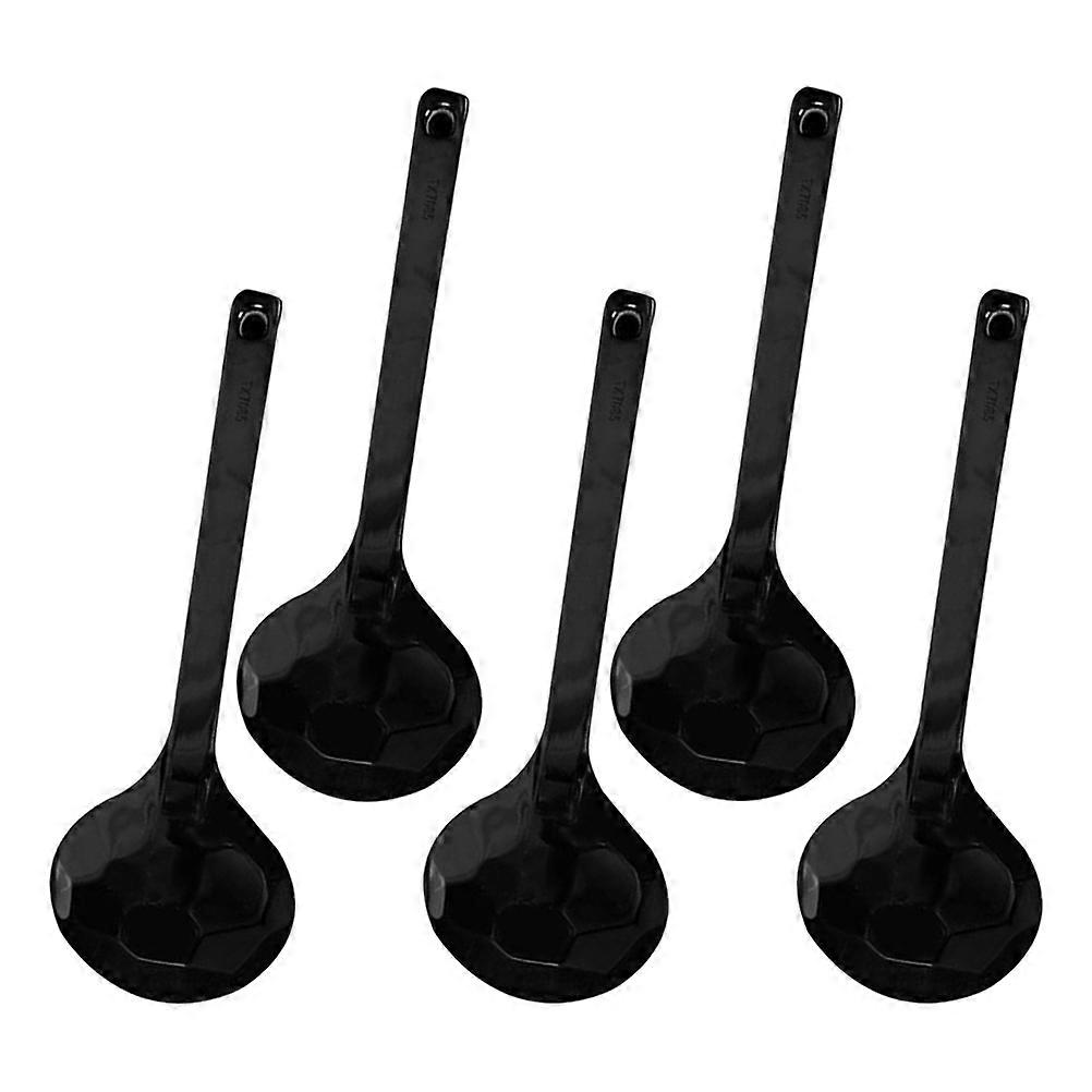 5pcs Melamine Turtle Shell Spoon Soup Spoons Restaurant Tableware Ramen Spoons
