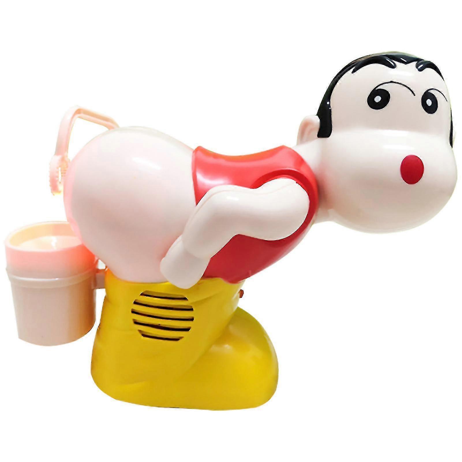 Children's Cartoon Bubble Machine with LED Light and Music - Funny Bubble Blower Maker Toy