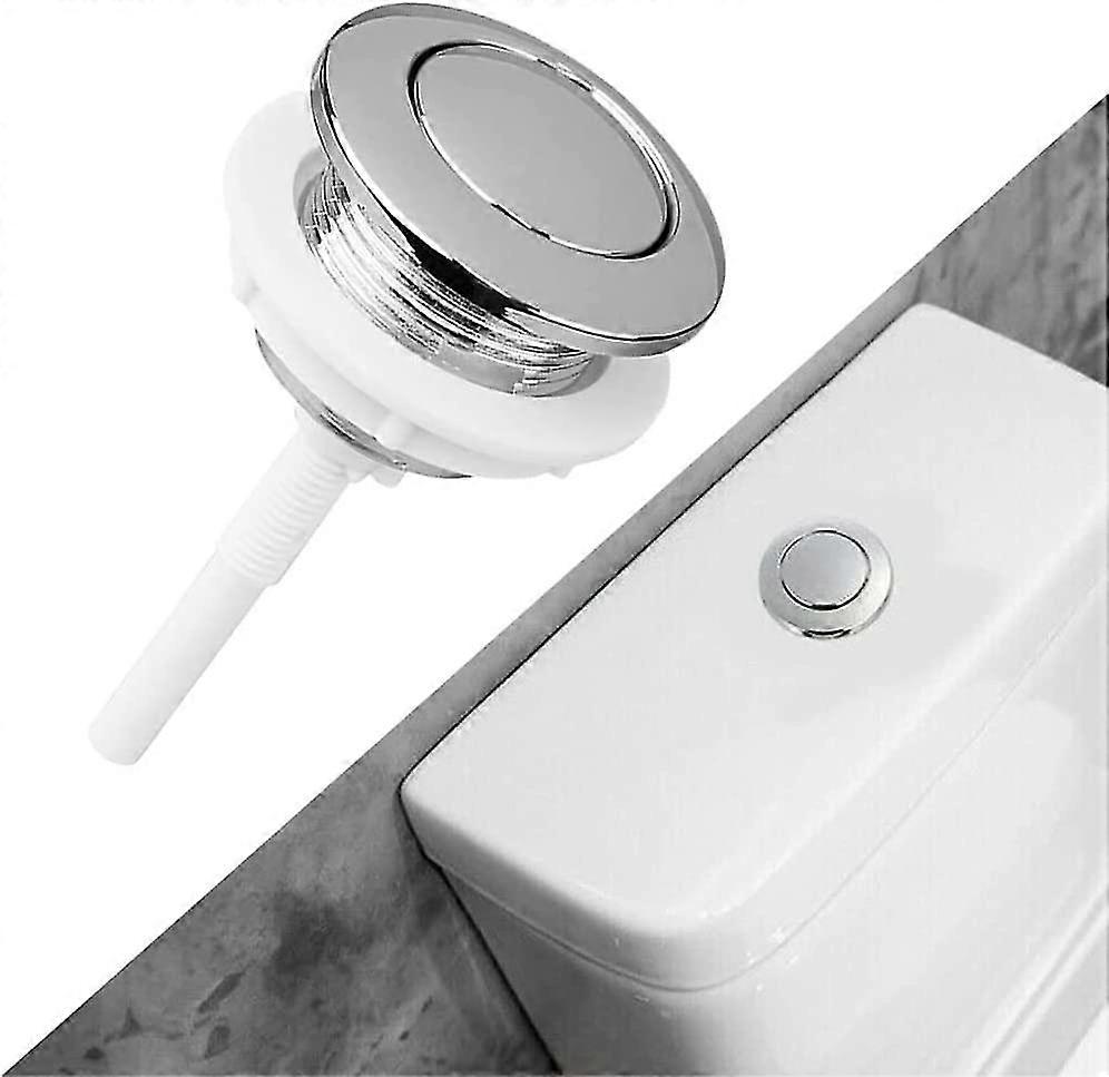 Flush Button, 38mm Push Button For Bathroom And Wc Water Saving Device - Suitable For Toilet Cistern