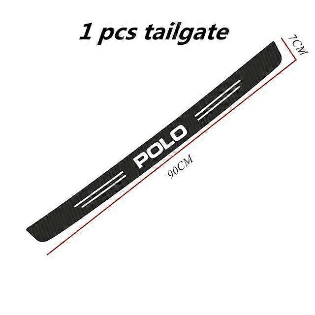 Gépjárműalkatrészek DIY szénszálas autómatrica védőcsík autó küszöb vízálló védőfólia Polo 6R 6N 6N2 6C 9N 9N3 Rline R Line-hoz