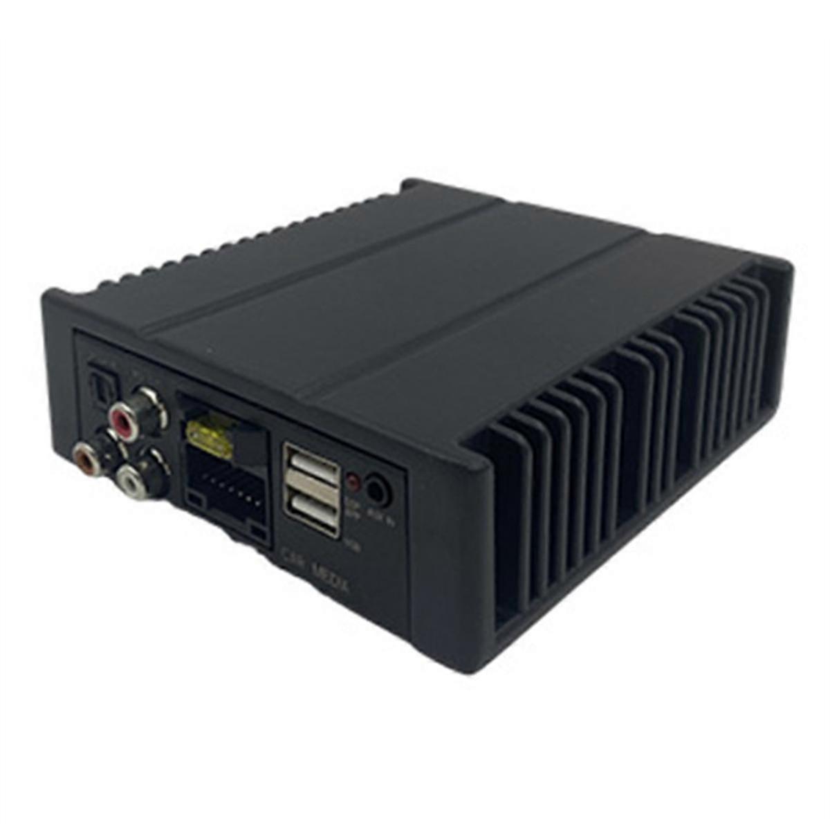 Car Digital Audio Processor 4x80W DSP Amplifier with Wiring Harness 16 Pin for Auto Radio Stereo USB RCA AUX Android