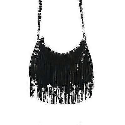 Beautiful Handbag With Fringes Banmo