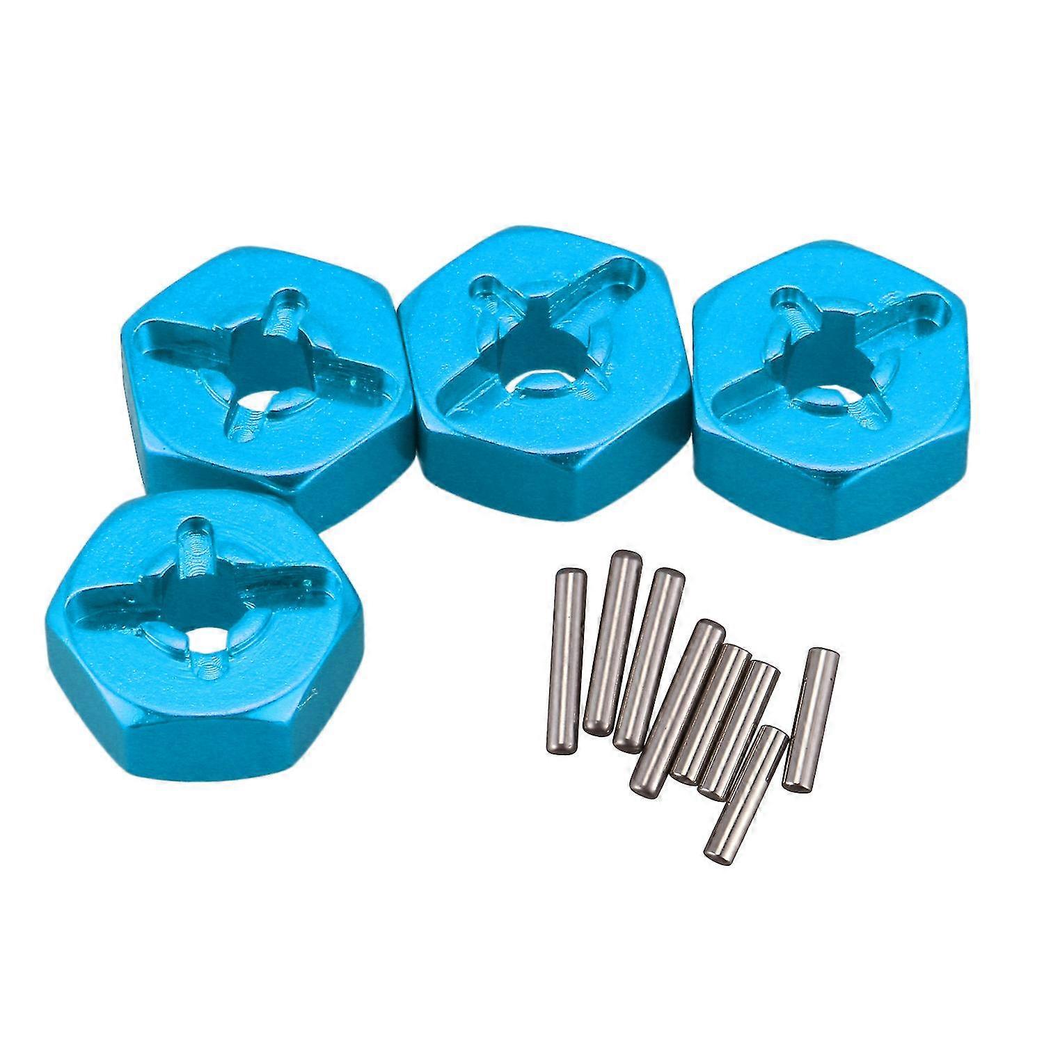 Aluminum Alloy 12mm Combiner Wheel Hub Hex Adapter Upgrades,blue