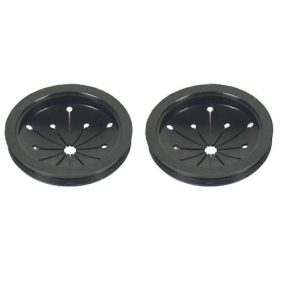 2 Pcs Black Sink Sink Baffle Rubber Guard Garbage Disposal Cover Garbage Disposal Drain Plugs