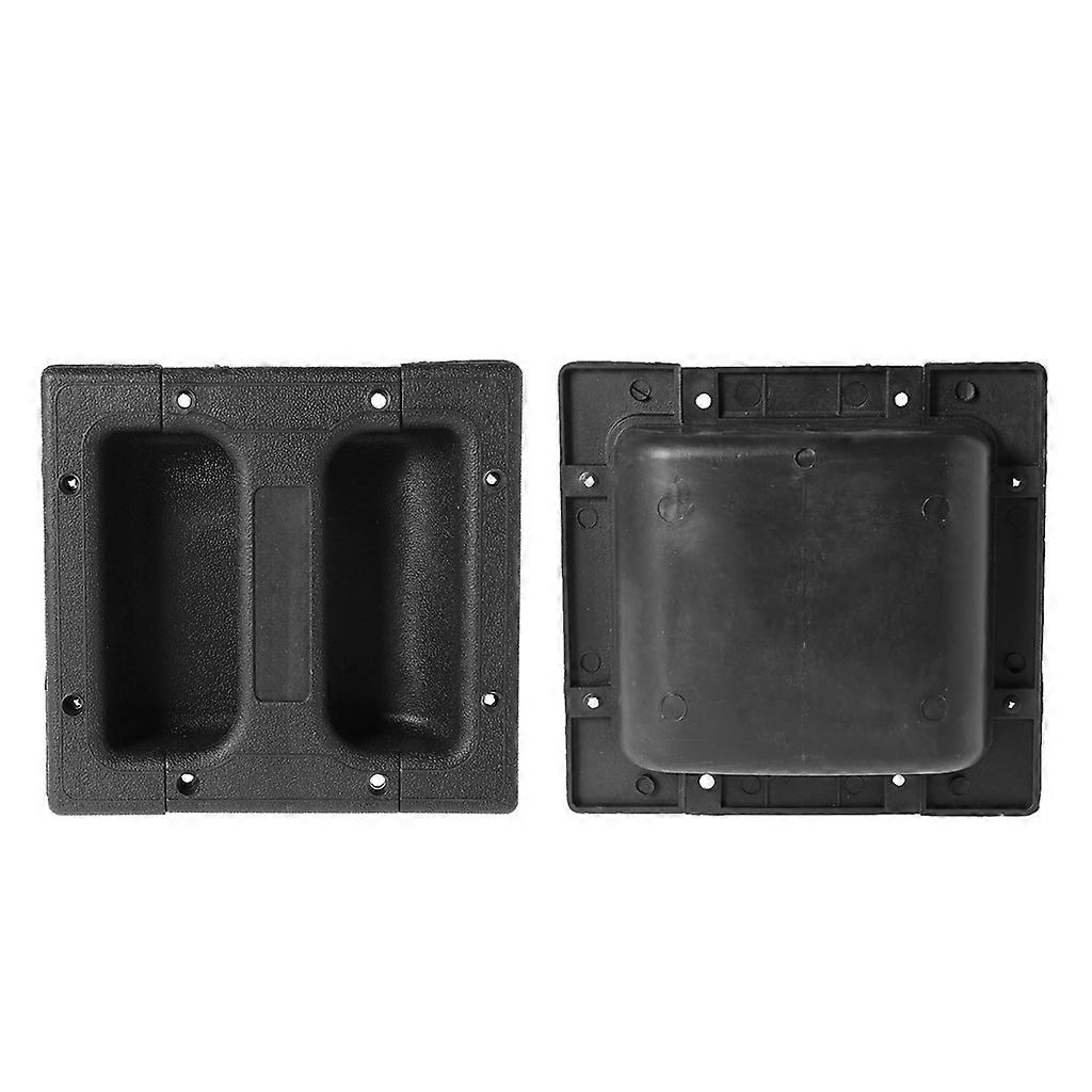 1 Set Lautsprecher Einbaugriff Pull Griffe Container Griff Schwarz