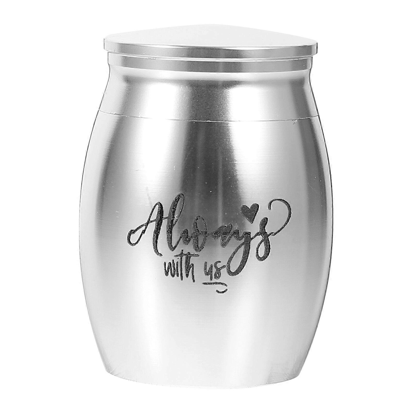 Mała urna pamiątkowa na prochy dla psa Urna Urna ze stali nierdzewnej Pojemnik na prochy dla psów dla kotów