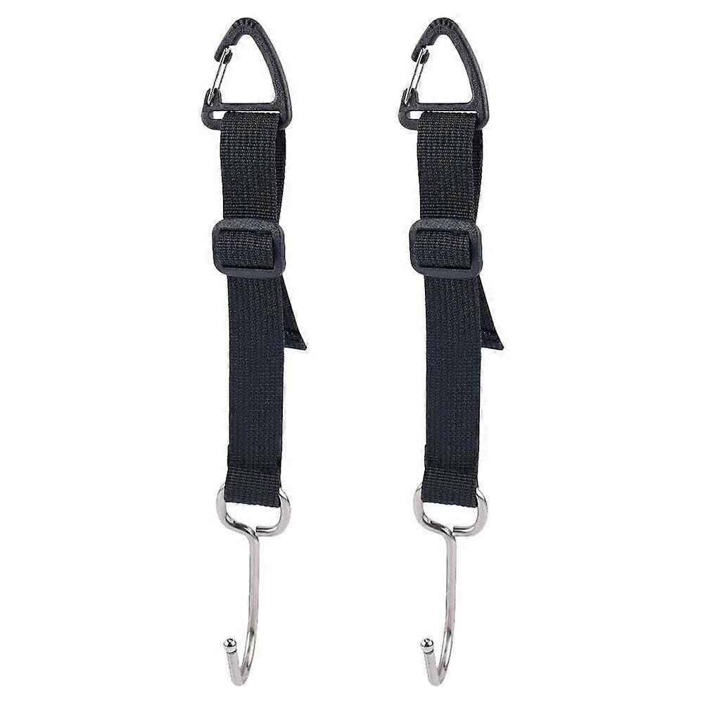 2 pcs Car Seat Hooks Automotive Seat Headrest Hook Vehicle Headrest Hidden Hook for Wallet