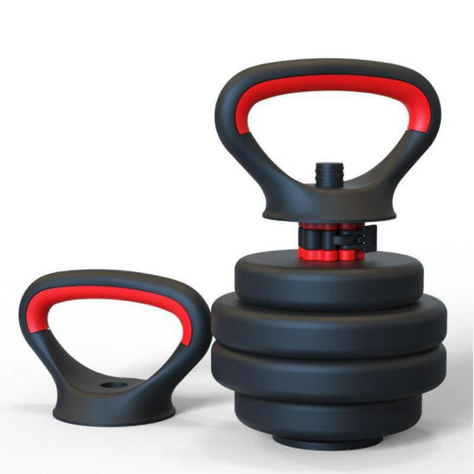 Fitness Adjustable Metal Kettlebell Handle Weight Plates Arm Strength Exercise Kettlebell Grip Dumbbell