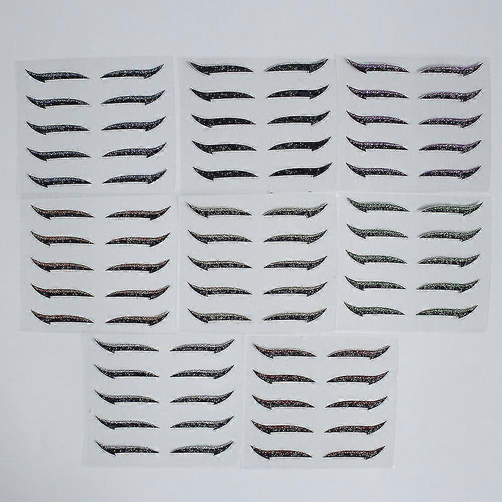 جفن مزدوج بريق الكحل ملصق ملصق جفن مزدوج ملصق