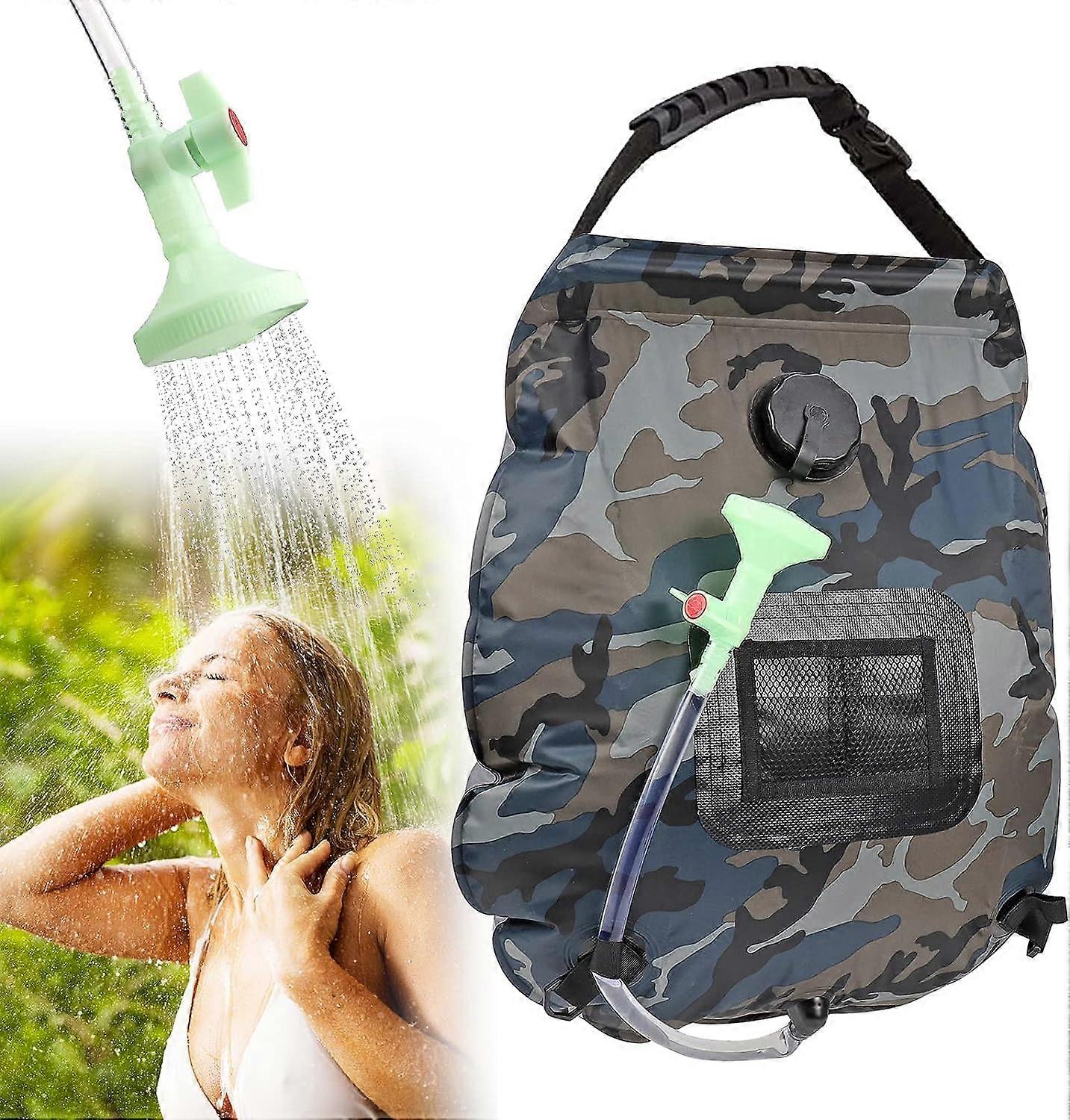 Solar Shower Bag - 20L Portable Heating Camping Shower Bag
