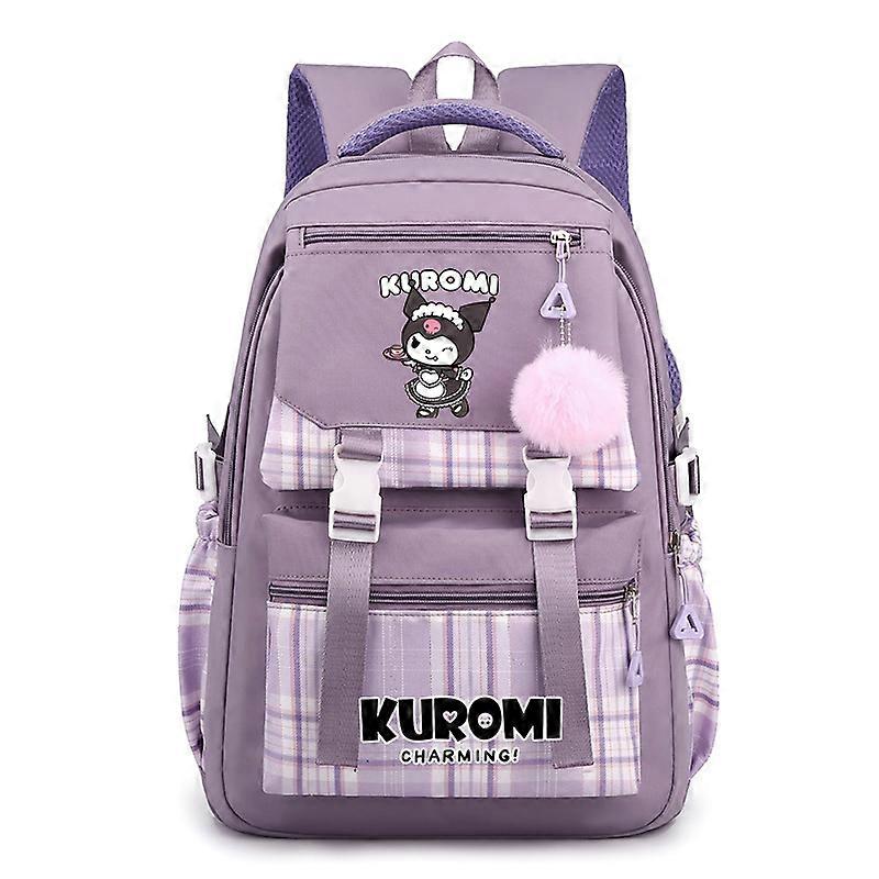 New Kuromi Printed Backpack Student Shoulder Bag