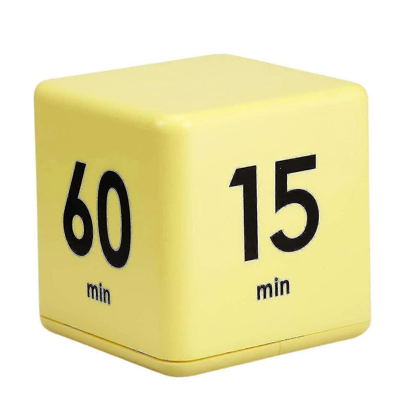 Time Cube-timer Kitchen Timer Gravity Sensor Flip Timer Exercise Game Timer 15-20-30-60 Minutes For