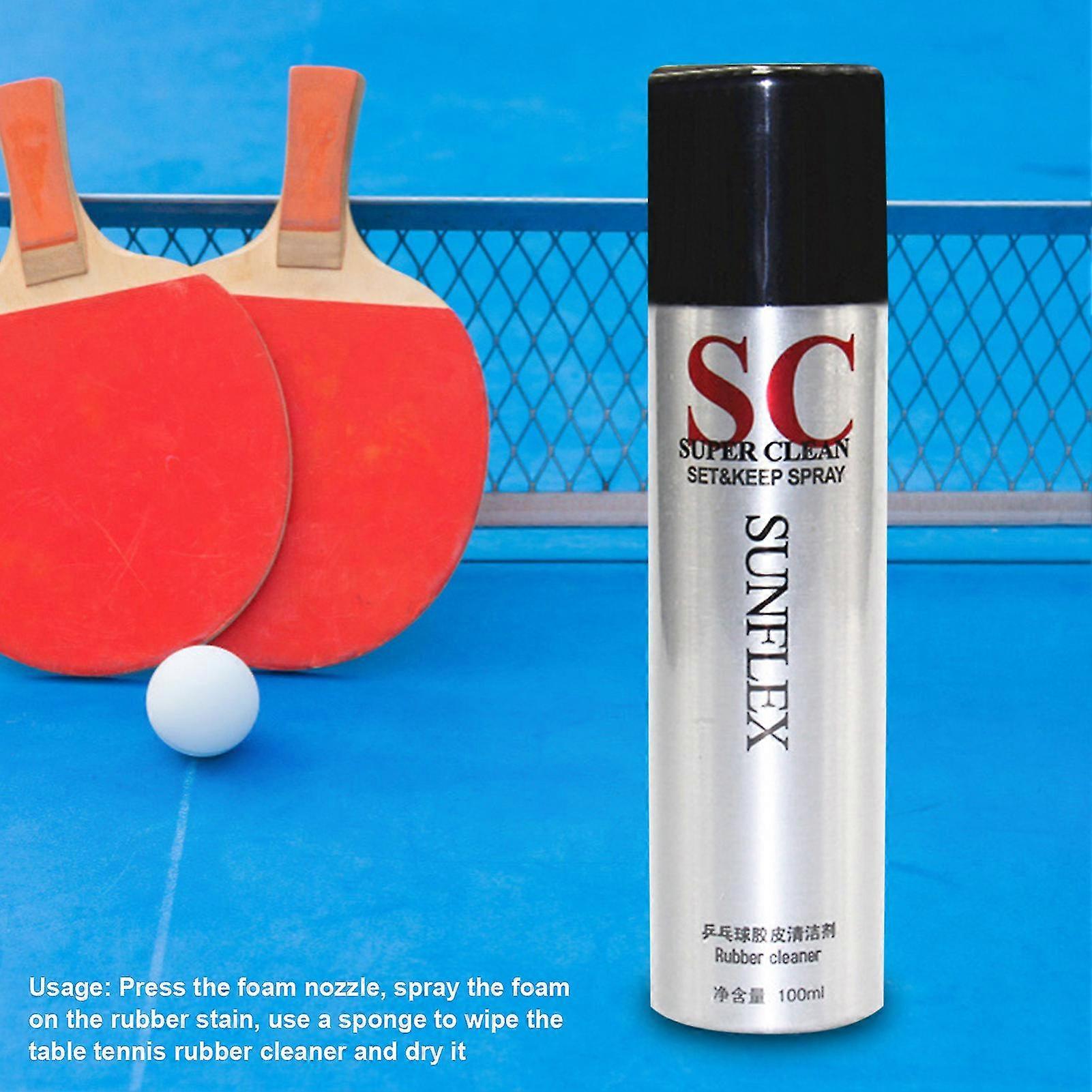 Table Tennis Racket Foam Cleaner Capacity Cleaning Agent Pingpong Tackifier Rubber Racket Bats Prevent Aging