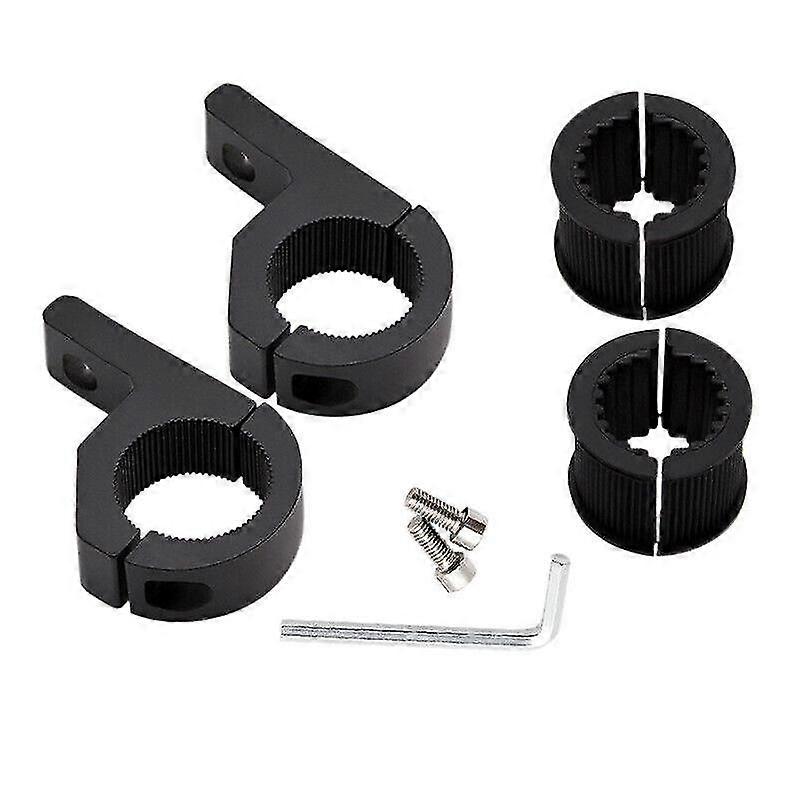 Tube Clamps Roll Led Spot Light Holder Mount Bracket(black)(1pcs)
