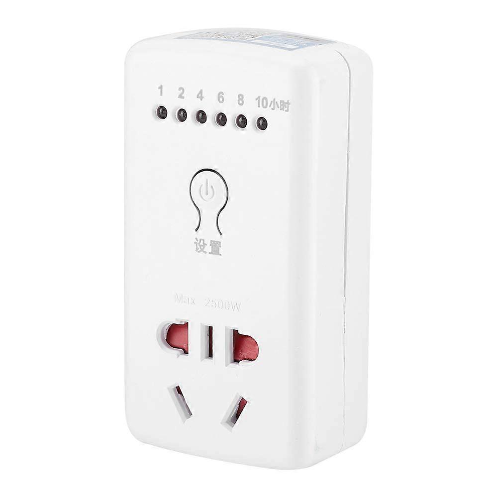 Timer Socket Plug,Time Countdown Intelligent Time Setting Swtich Timer Control Socket, AC 220V 10A 10Hr
