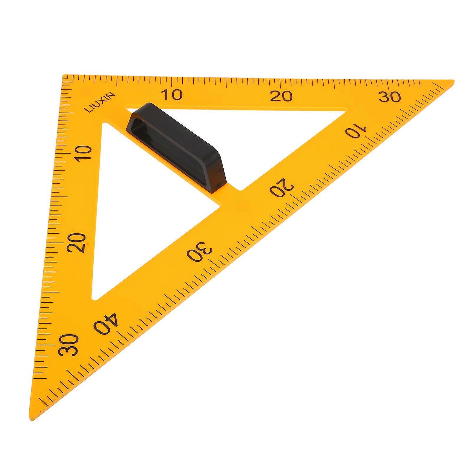 Teaching Set Square Blackboard Drawing Tool Magnetic Set Square Teaching Tool with Handle