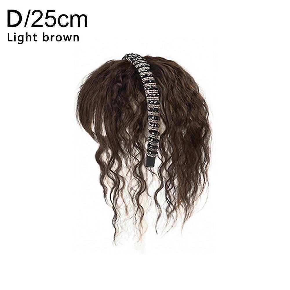 Crystal Headband Womens Wig - with Bangs & Extra Forehead Coverage