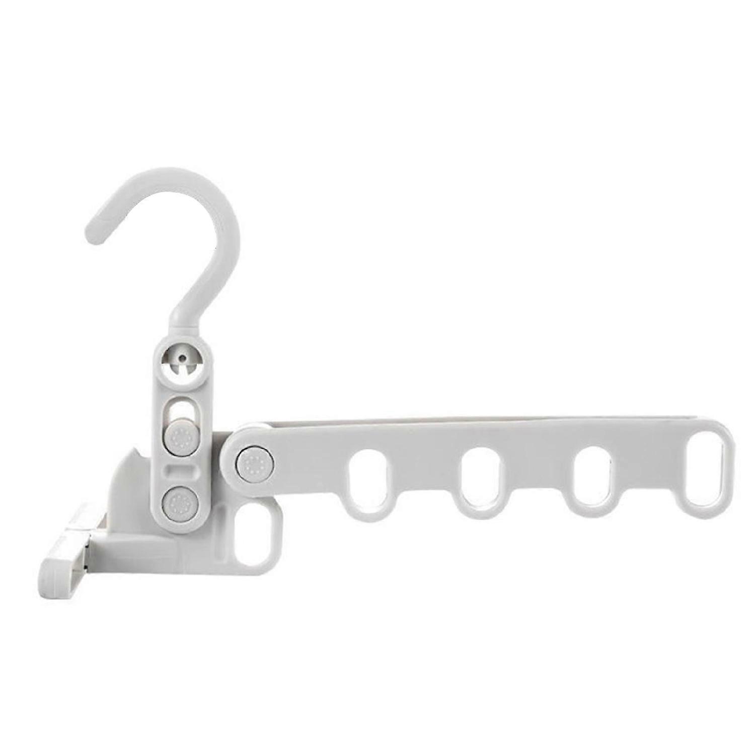 Coat Towel Hanger Door Rear Hook Heavy-Duty 5-hole Multi-functional Foldable Space-Saving Organizer