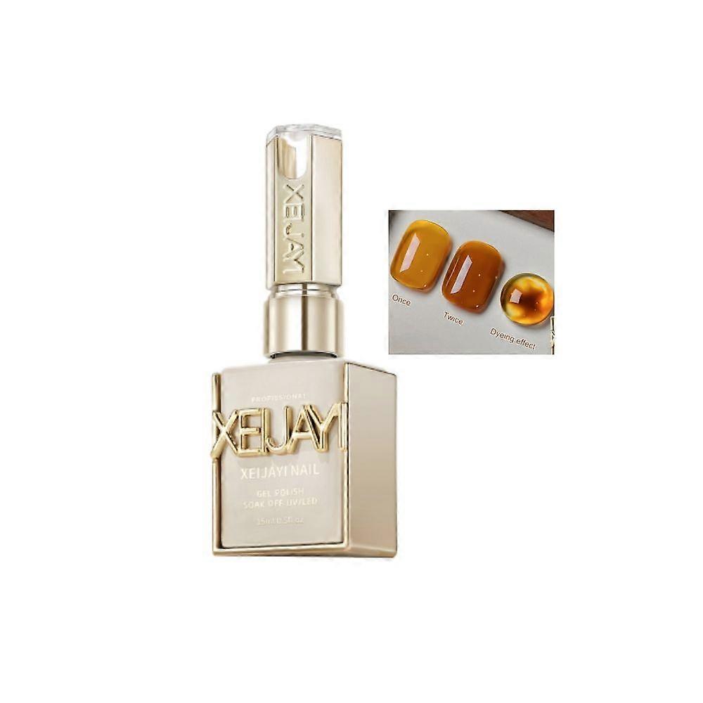 XEIJAYI Amber Tortoise Shell Semi-transparent Vattentät Anti-skevhet