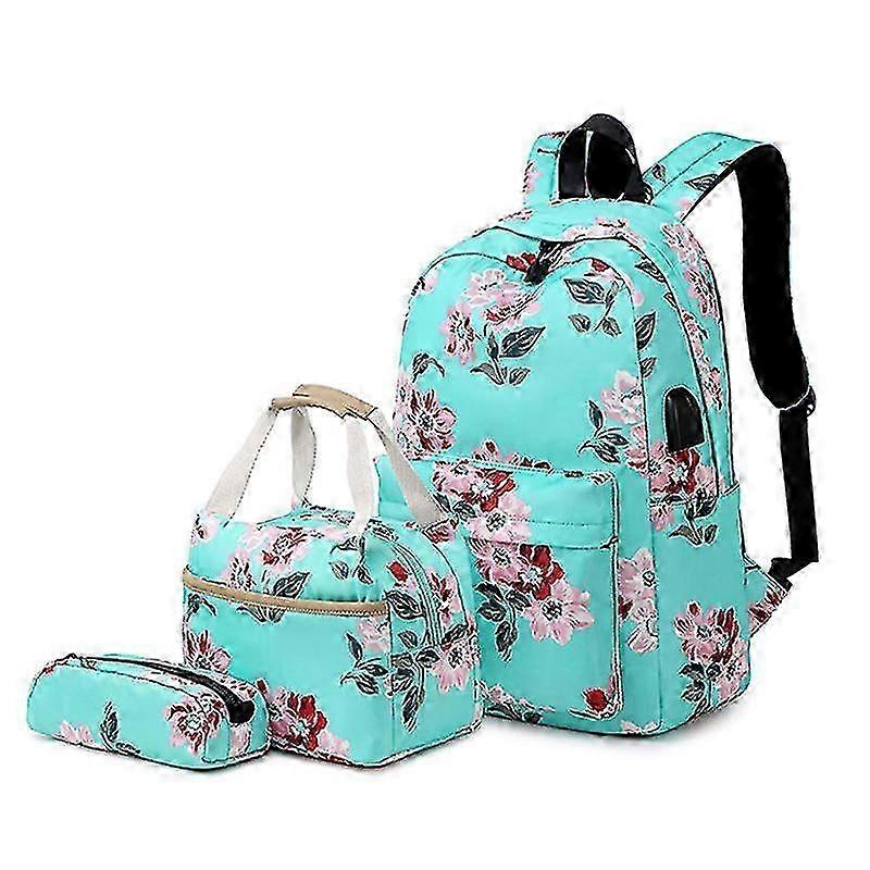 حقيبة مدرسية بنات بنين حقيبة ظهر للأطفال 3 أجزاء مجموعة