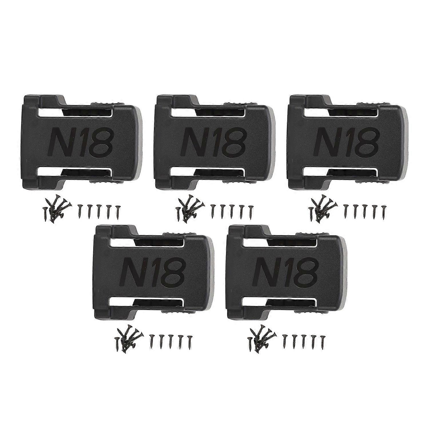 5 Set Battery Mount ABS Strong Support Standard Size Lithium Battery Holder for 48 11 1815 48 11 185