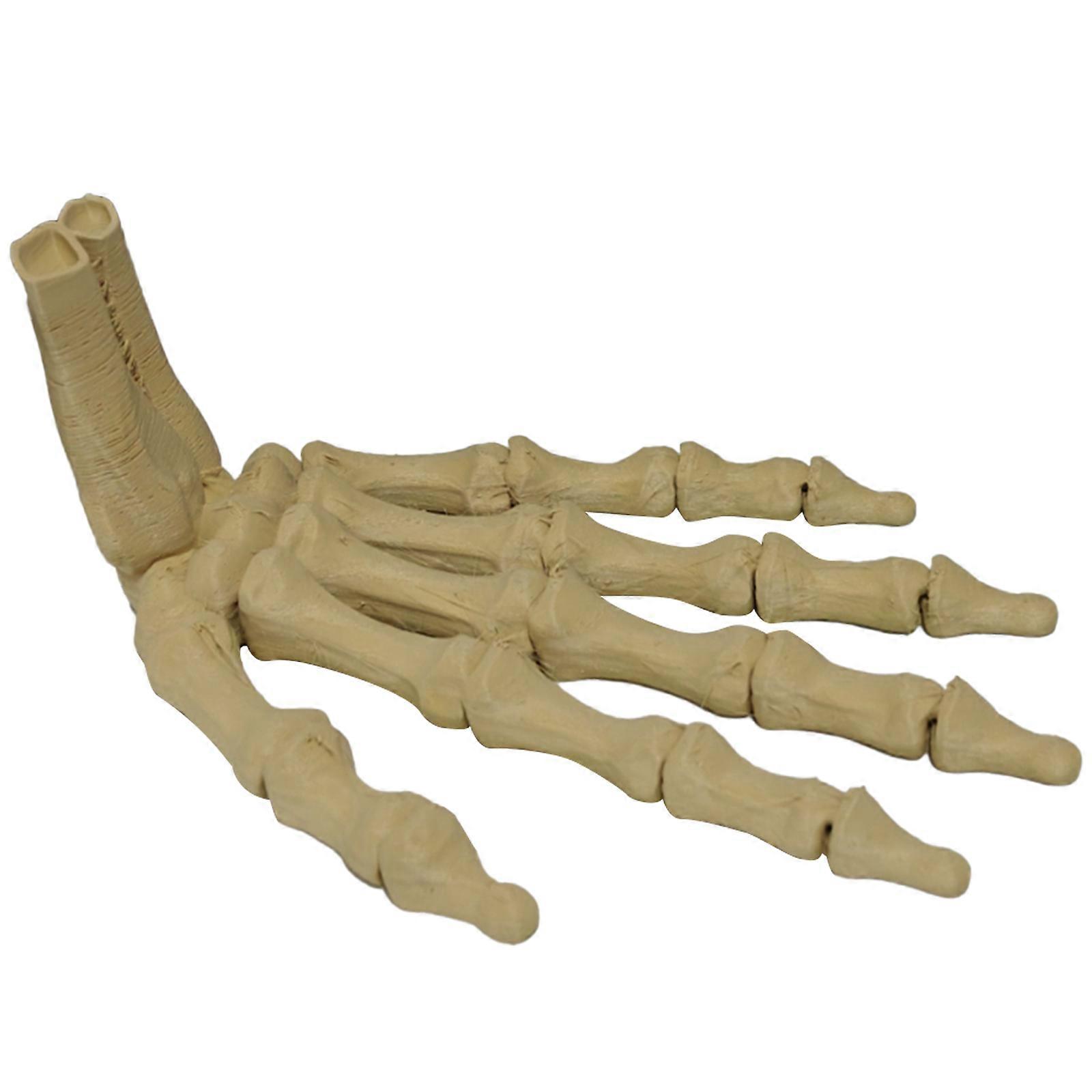 3D Printed Halloween Skeleton Hand, Movable and Realistic