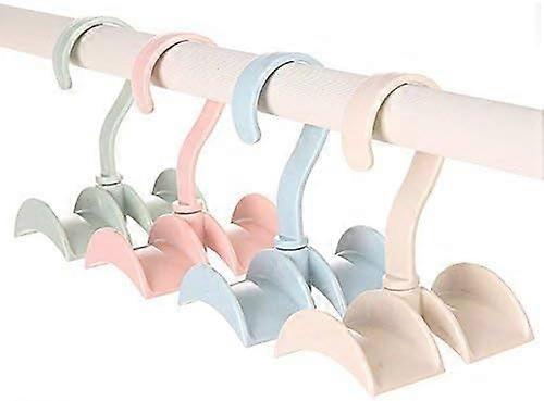 Closet Organizer, Rotatable Belt Hanger, Space-Saving Construction