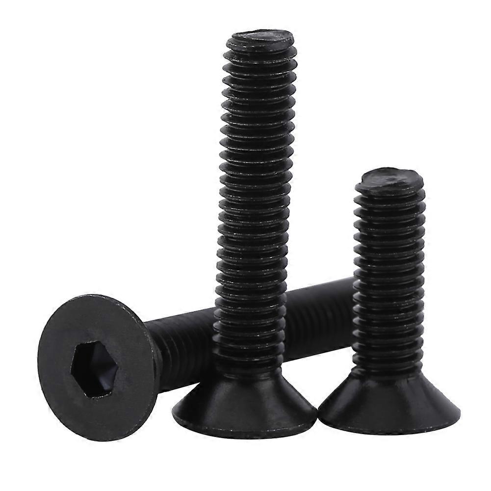Countersunk Flat Head Hex Socket Cap Screw Black Alloy (M3*8mm)