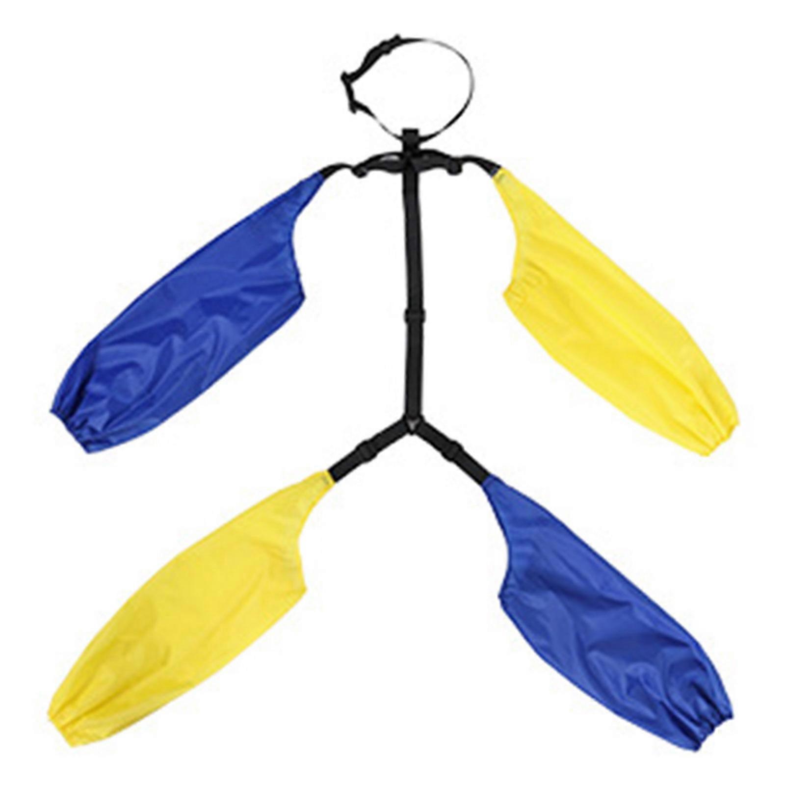 Leggings imperméables pour animaux de compagnie avec bretelle Pratique Chiens Couverture de jambe Chiens de promenade en plein air Couverture de jambe Nettoyage facile jaune bleu XL