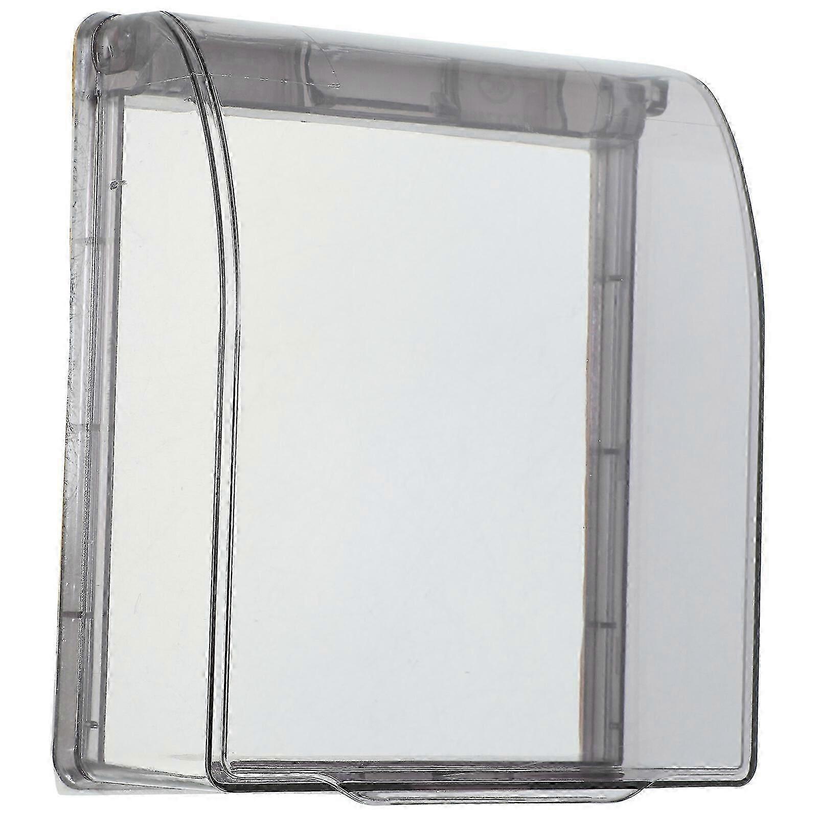 2pcs Adhesive Socket Waterproof Covers Bathroom Outlet Cover Wall Switch Protector