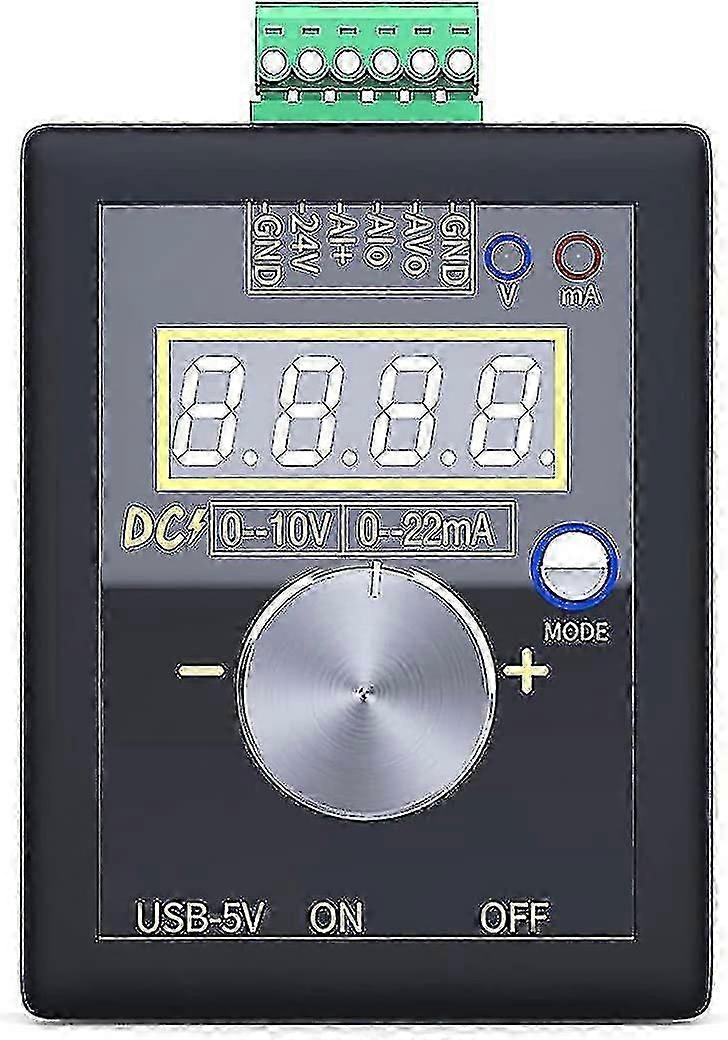 Signal Generator, Handheld Analog Simulator Digital 0-10v/0-4-20ma For Current Voltage Signal Generator For Plc And Panel Debugging Device Testing Flo