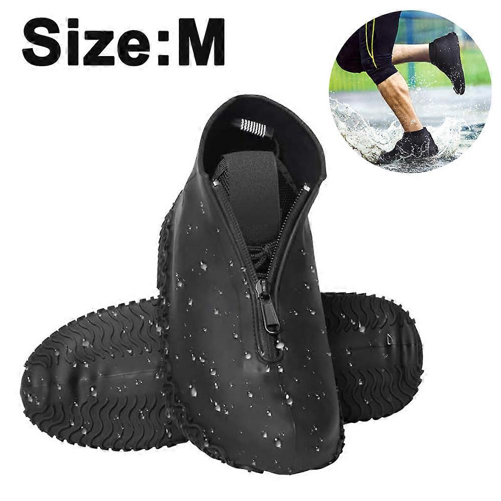Waterproof silicone shoe covers, reusable