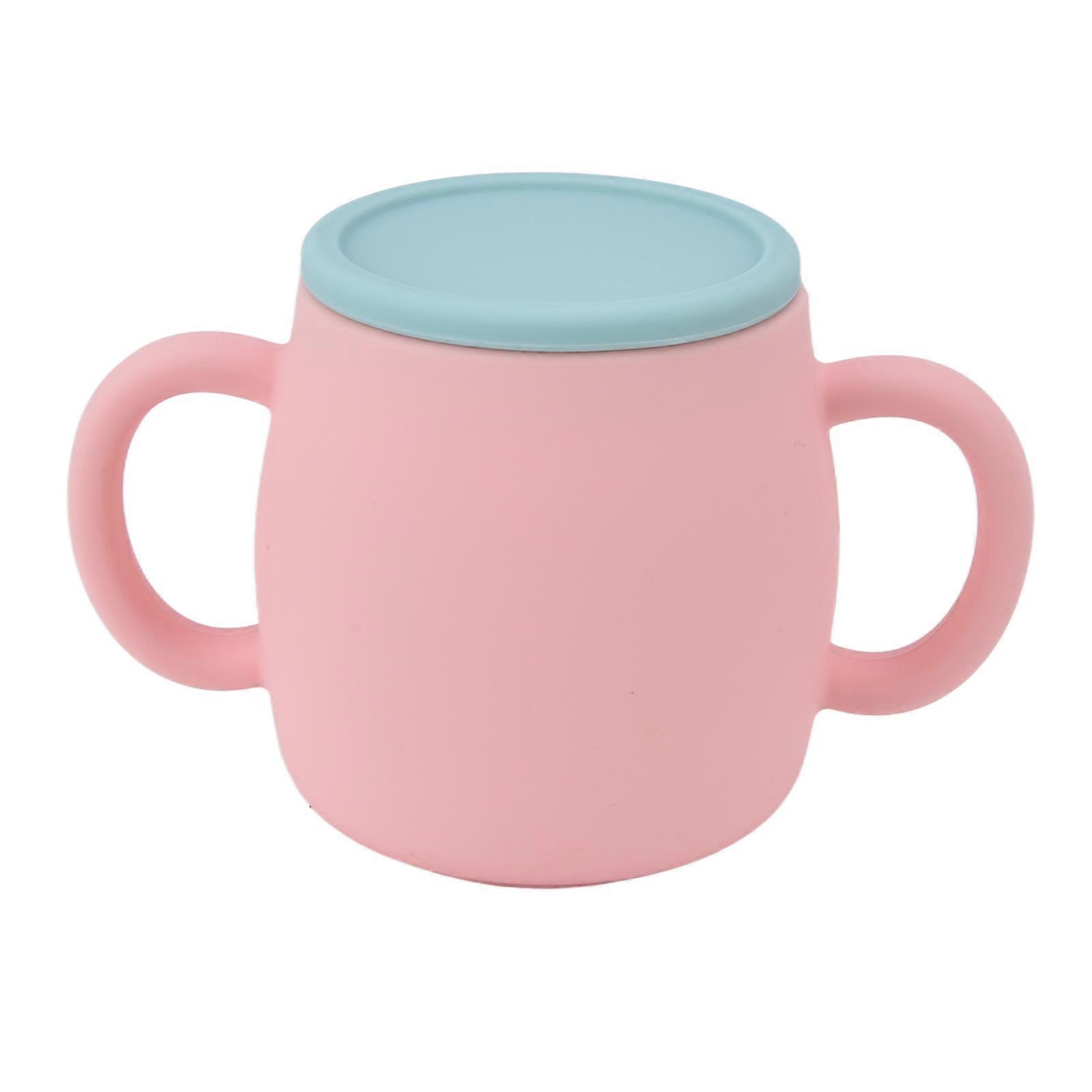 280ml Baby Training Cup with Lid - Silicone Toddler Learning Cup for Household Use, BPA-Free, Safe and Durable